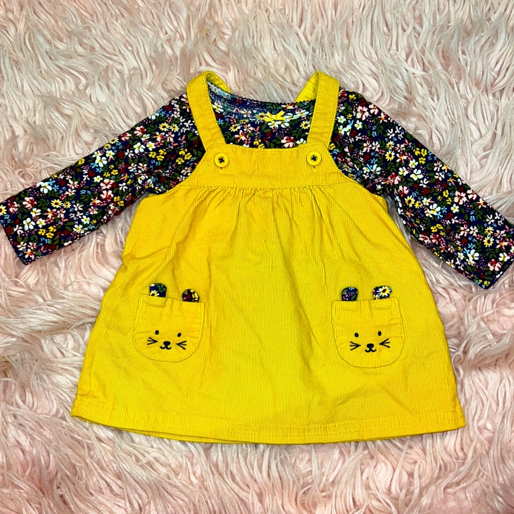 Carters floral Tee & jumper set